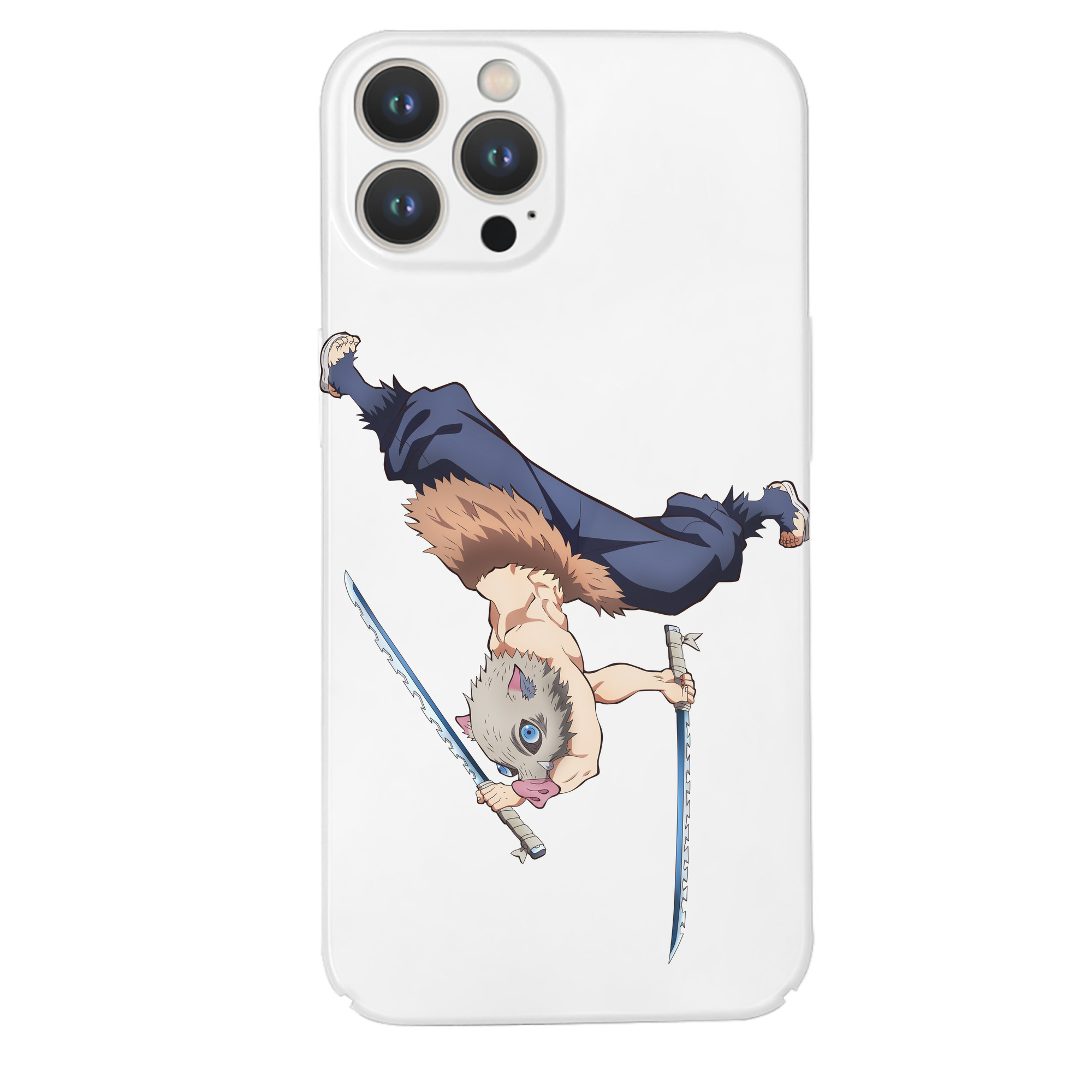 （画像用） 鬼滅の刃（きめつのやいば）嘴平 伊之助／はしびら いのすけ Hashibira Inosuke 【iPhone 14シリーズ対応】ハードケース
